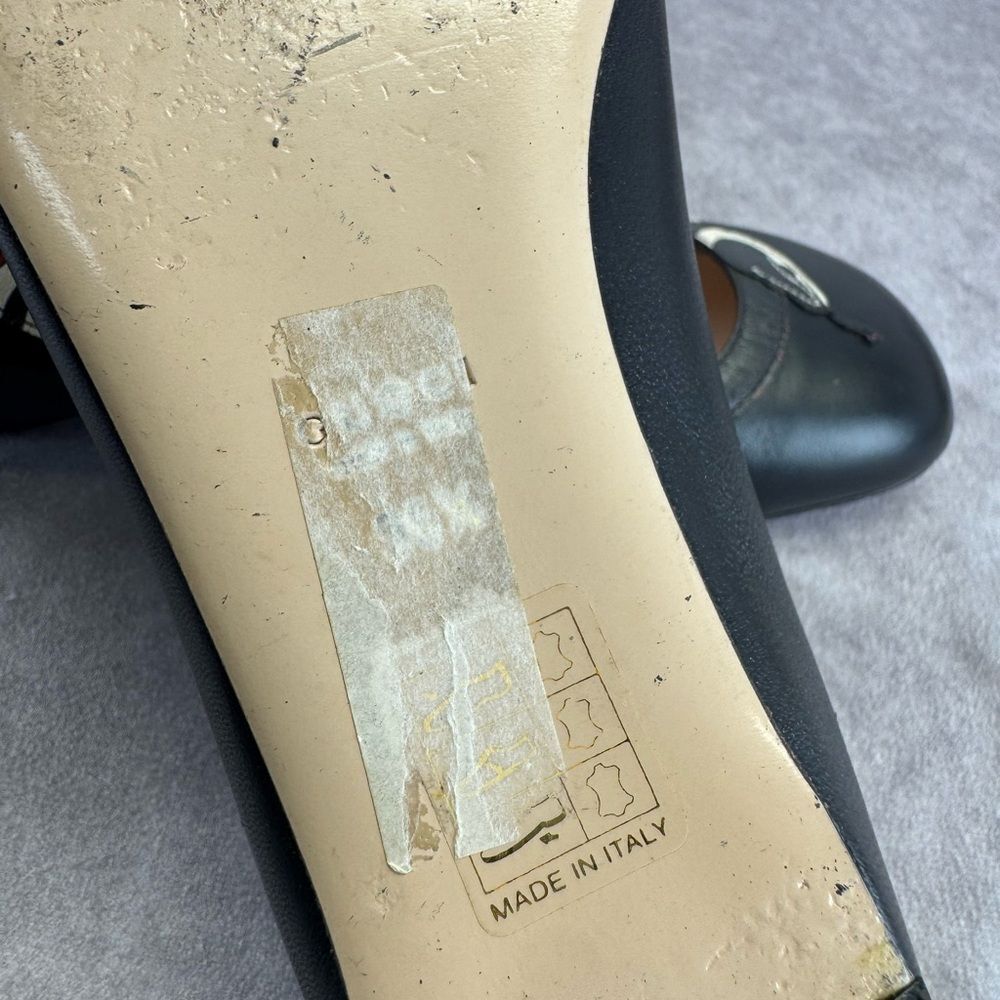 Rare Gucci Kingsnake Women’s Ballet Leather Flats 35.5 - Picture 10 of 10